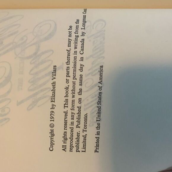 Vintage 1979 The Very Best People Elizabeth Villars Gothic Pulp Hardcover - Picture 7 of 7